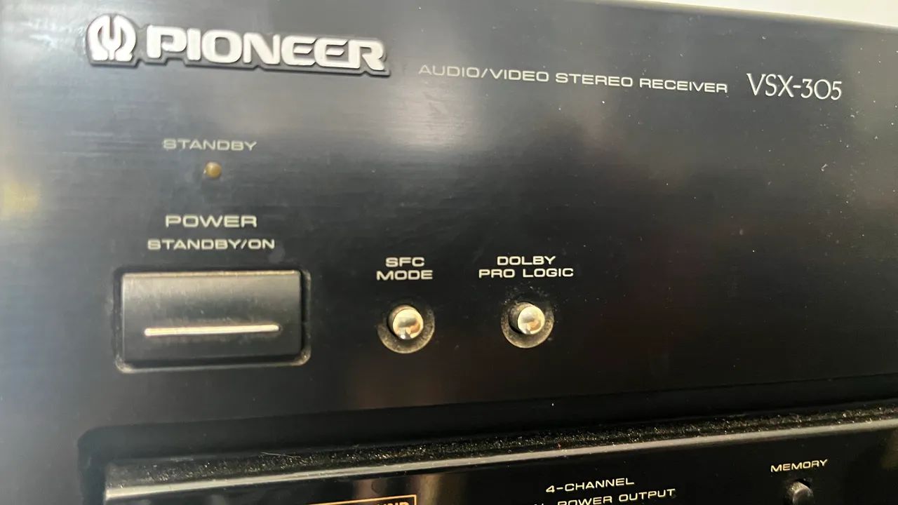 Receiver Pioneer VSX305 s/controle