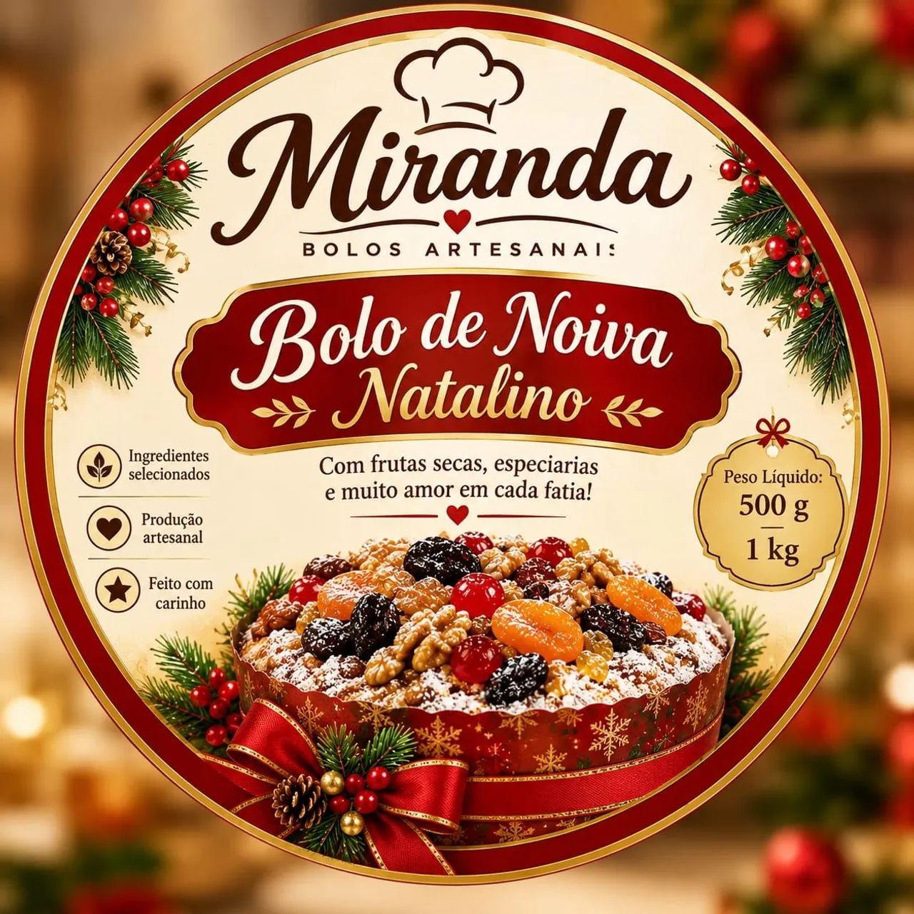 BOLO DE NOIVA NATALINO