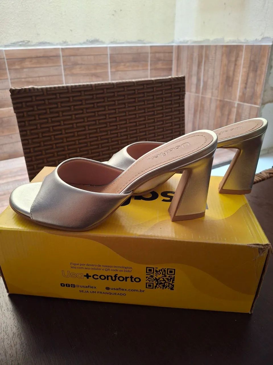 Salto Usaflex prata - Foto 2