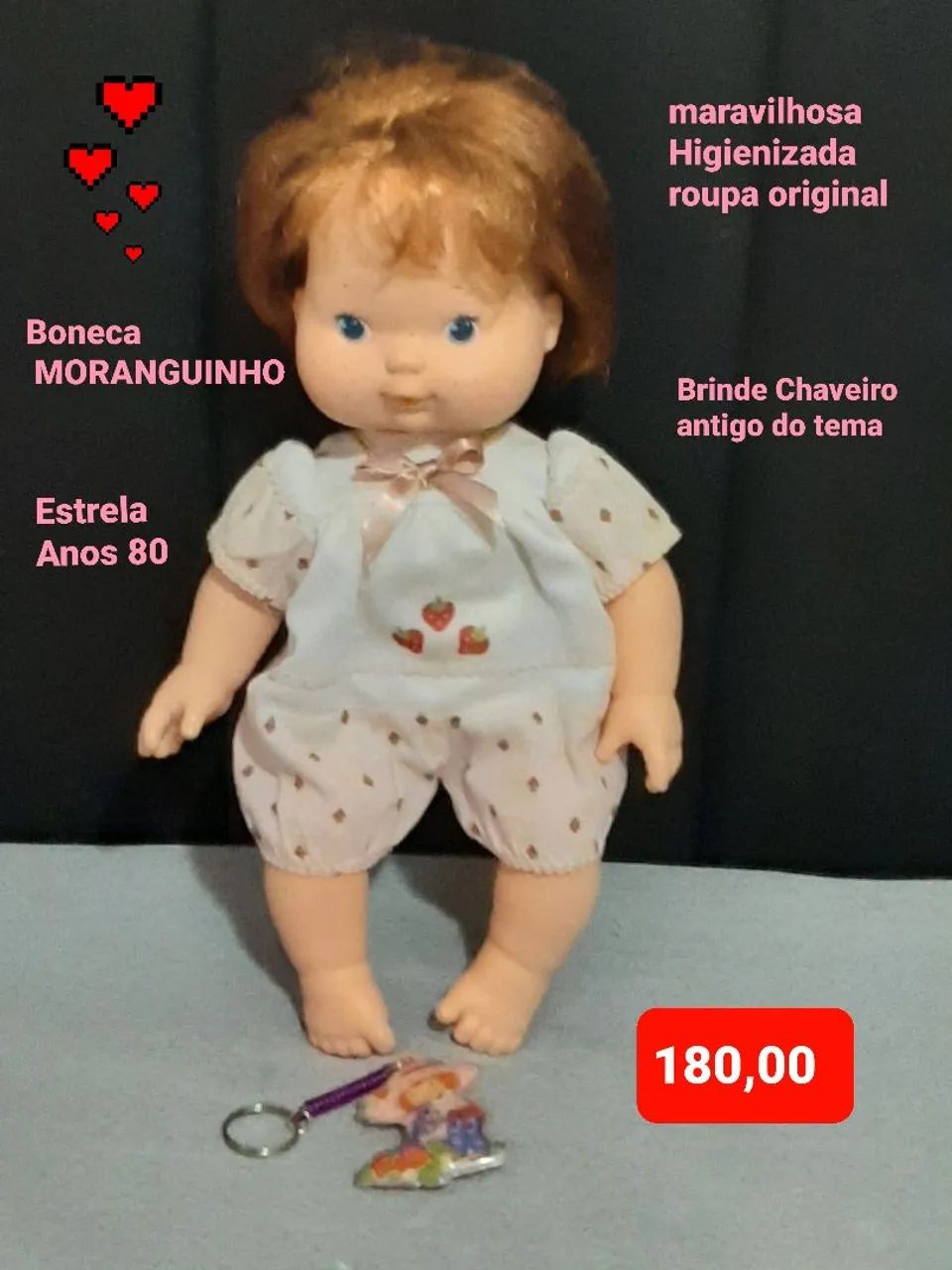 Boneca Moranguinho Estrela 