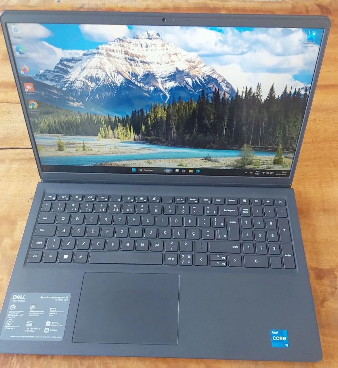 Notebook Dell i5 12th, Tela 15,6' , 16gb , 256Ggb Nvme - Notebooks