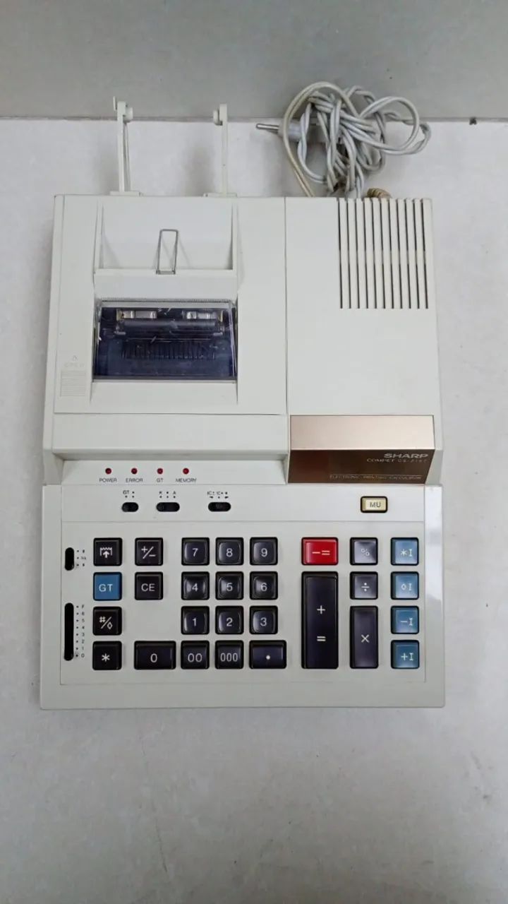 Calculadora de mesa vintage Sharp Compet CS-2157 Dv00234
