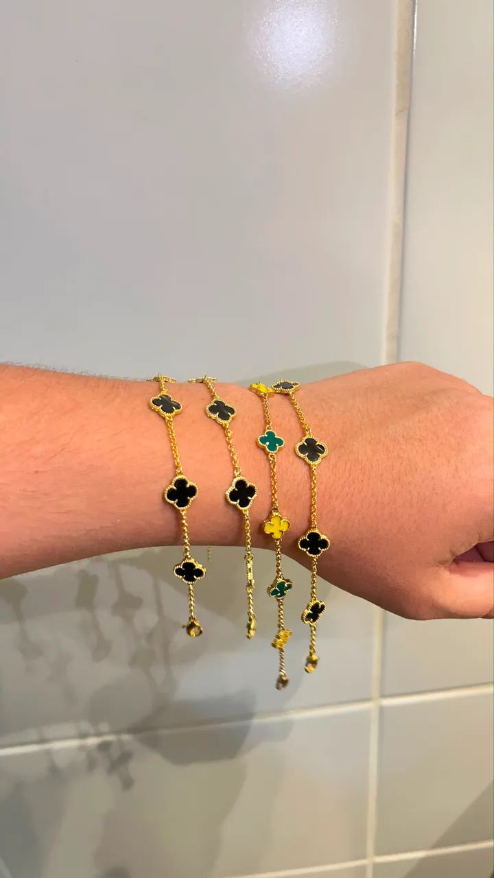 pulseiras banhadas com ouro 18k - Foto 2