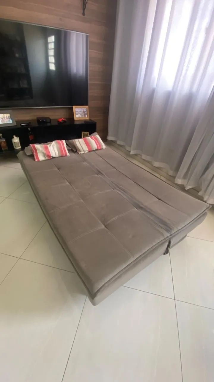 Vendo BARATO Sofá-cama para 3 pessoas em ótimo estado de conservação! - Foto 2