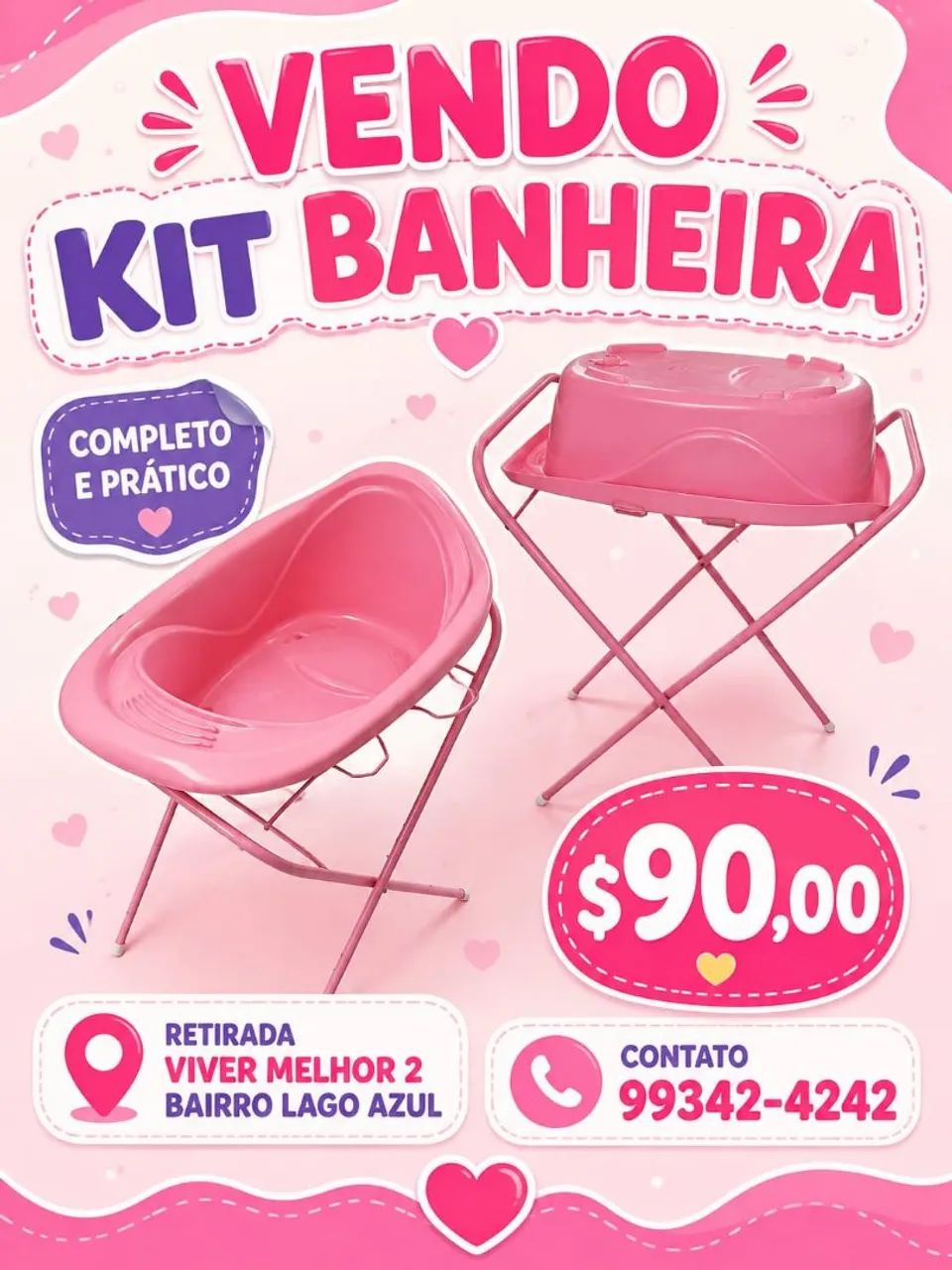 Kit banheira 