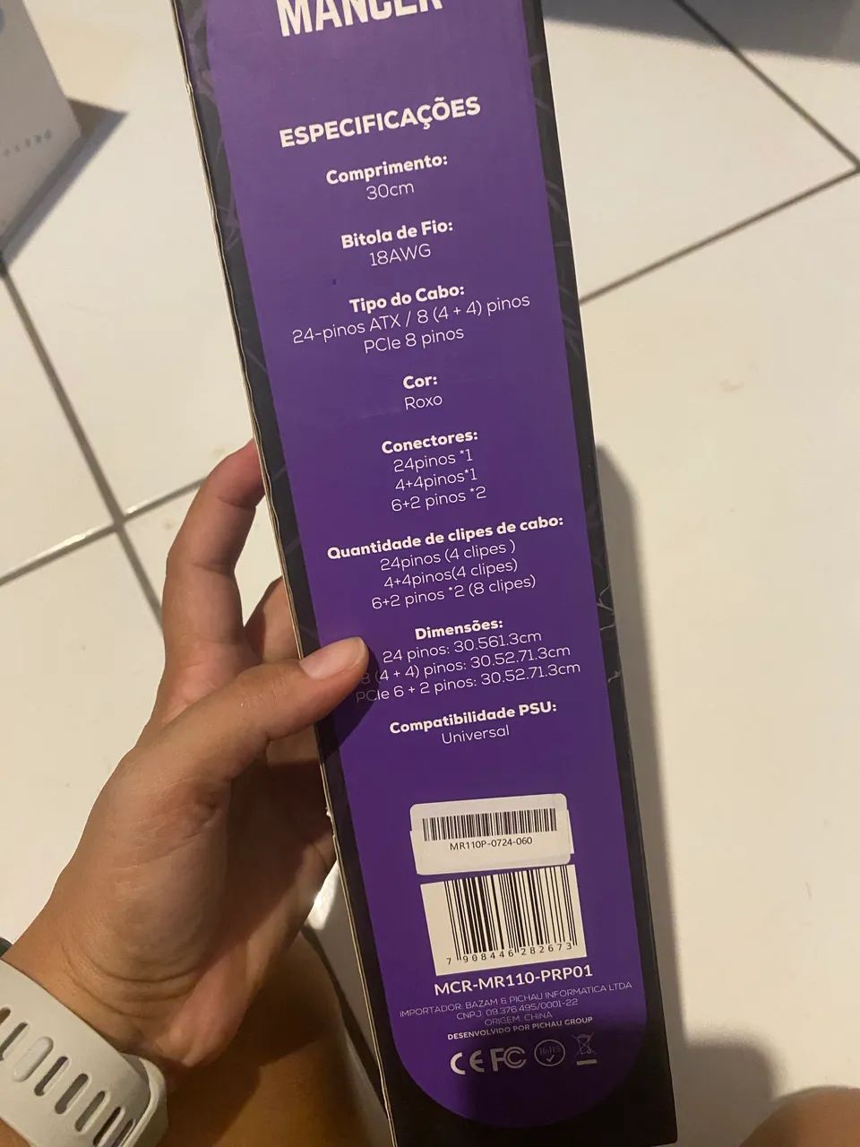 CABO SLEEVED MANCER ROXO  - Foto 3