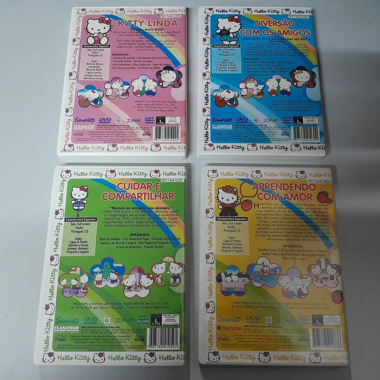 Coleção O Paraíso de Hello Kitty - 4 DVDs - Foto 2