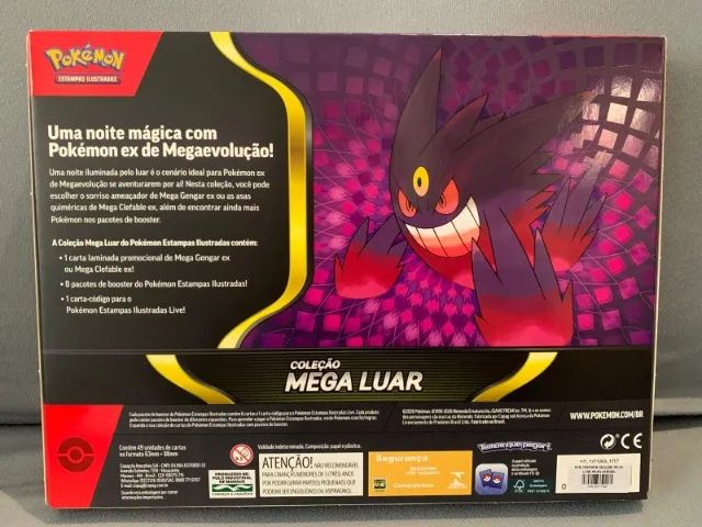 Box Pokémon Coleção Mega Luar - Mega Gengar - Copag - Foto 2