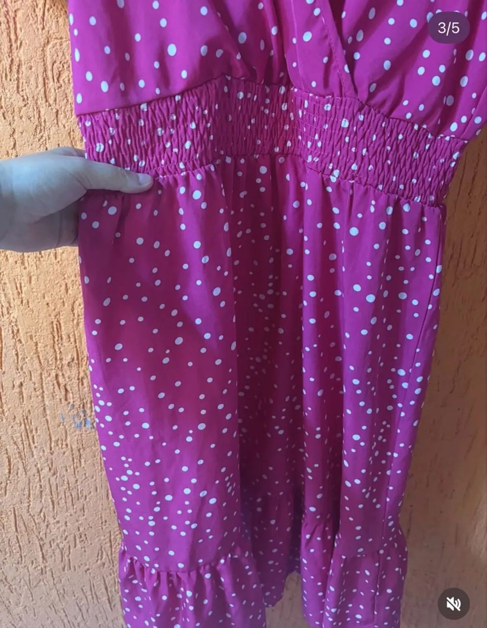 Vestido rosa poá - Foto 3