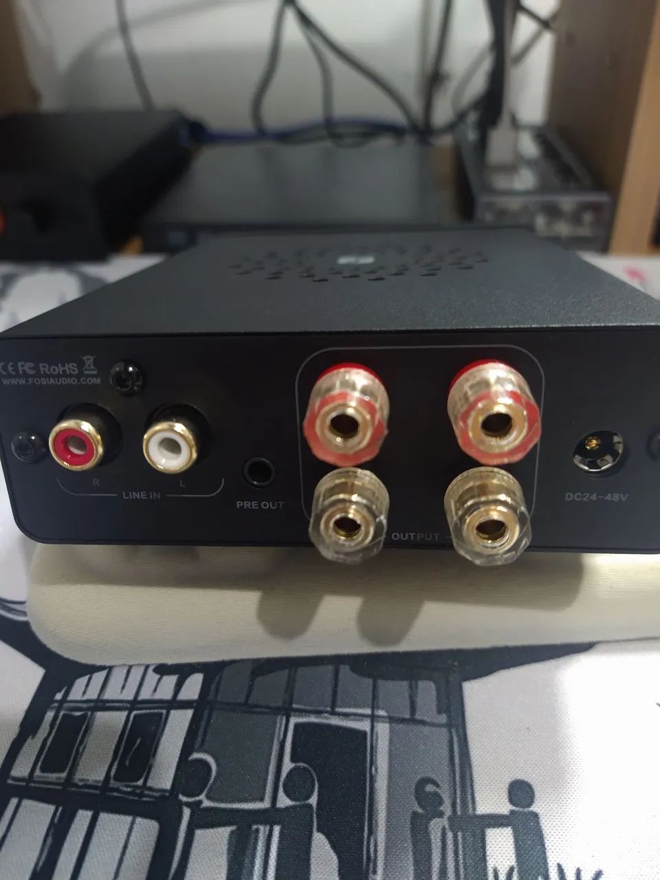 Fosi áudio V3 com fonte de alimentação 48V (novo) - Aparelhos de