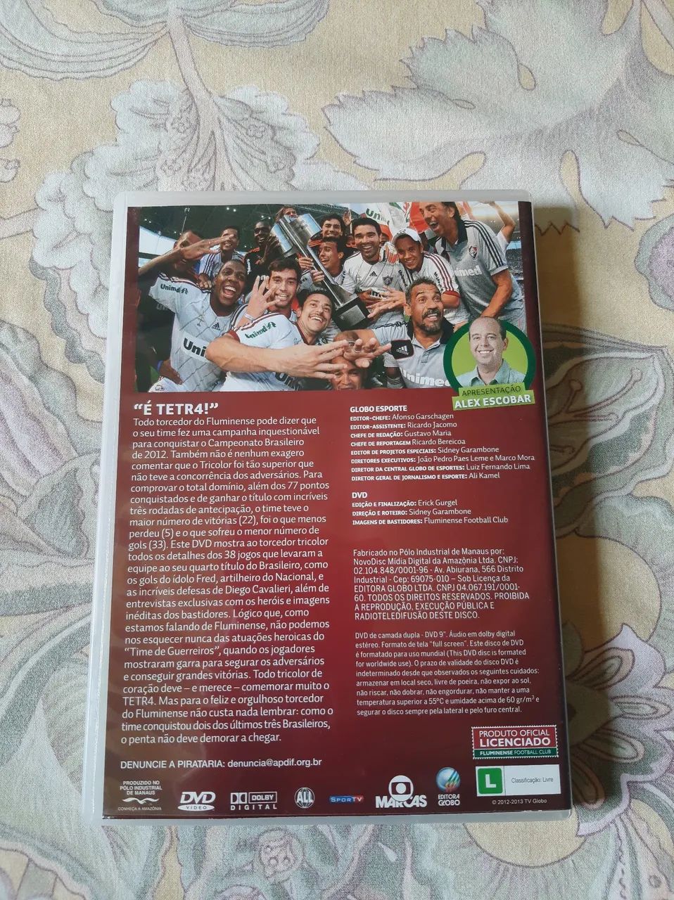 Dvd Fluminense Tetra campeão Original  - Foto 2