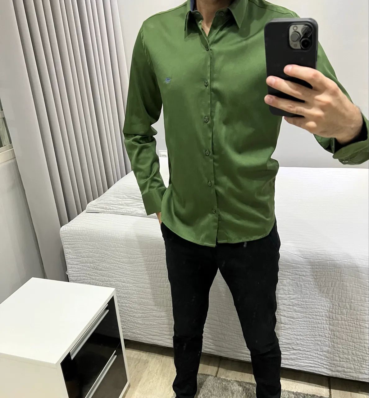 Camisa Social Verde TRT