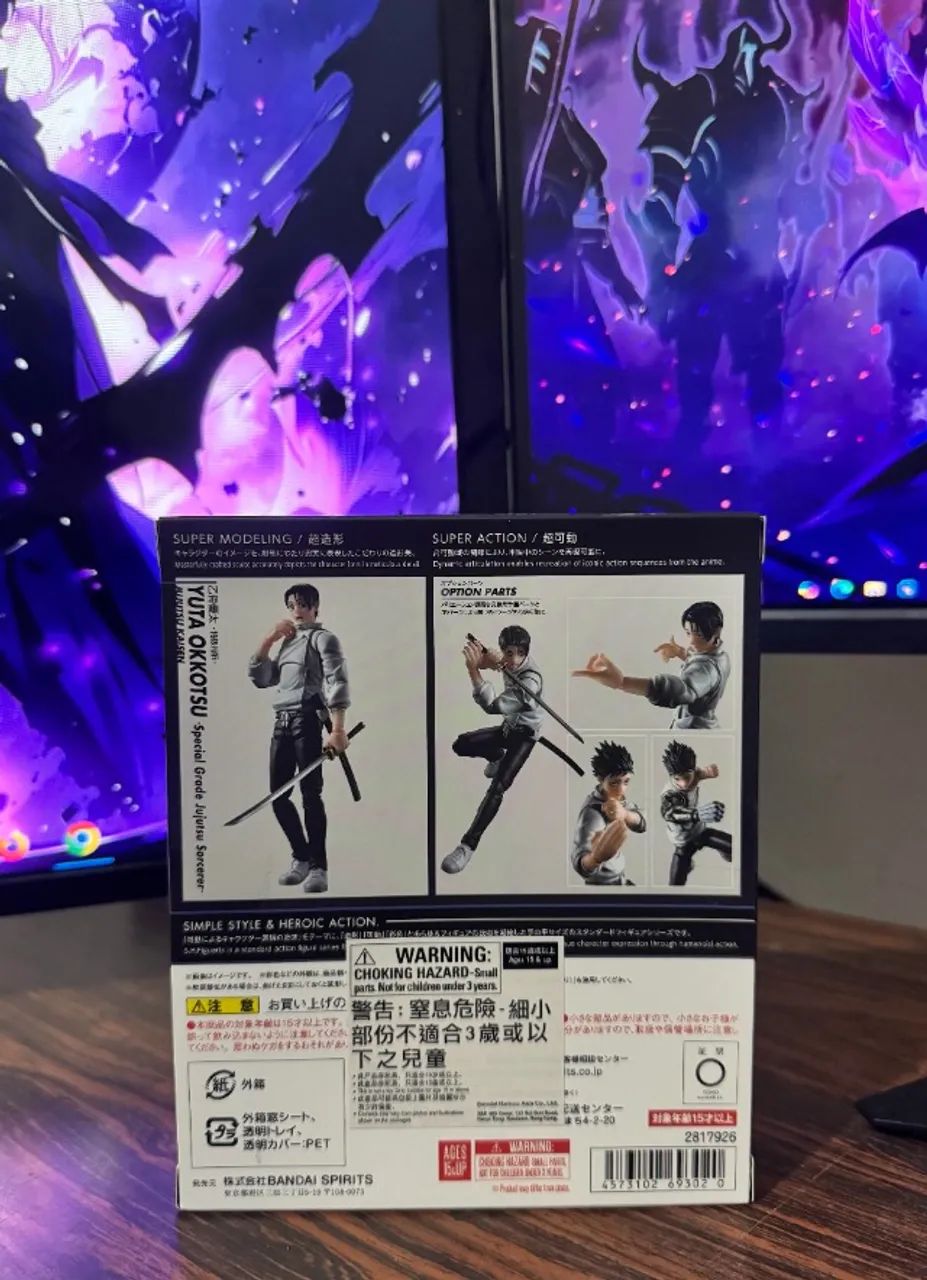 yutakashi　セット Yuta - S.H.Figuarts Bandai - Jujutsu Kaisen - Lançamento - Hobbies