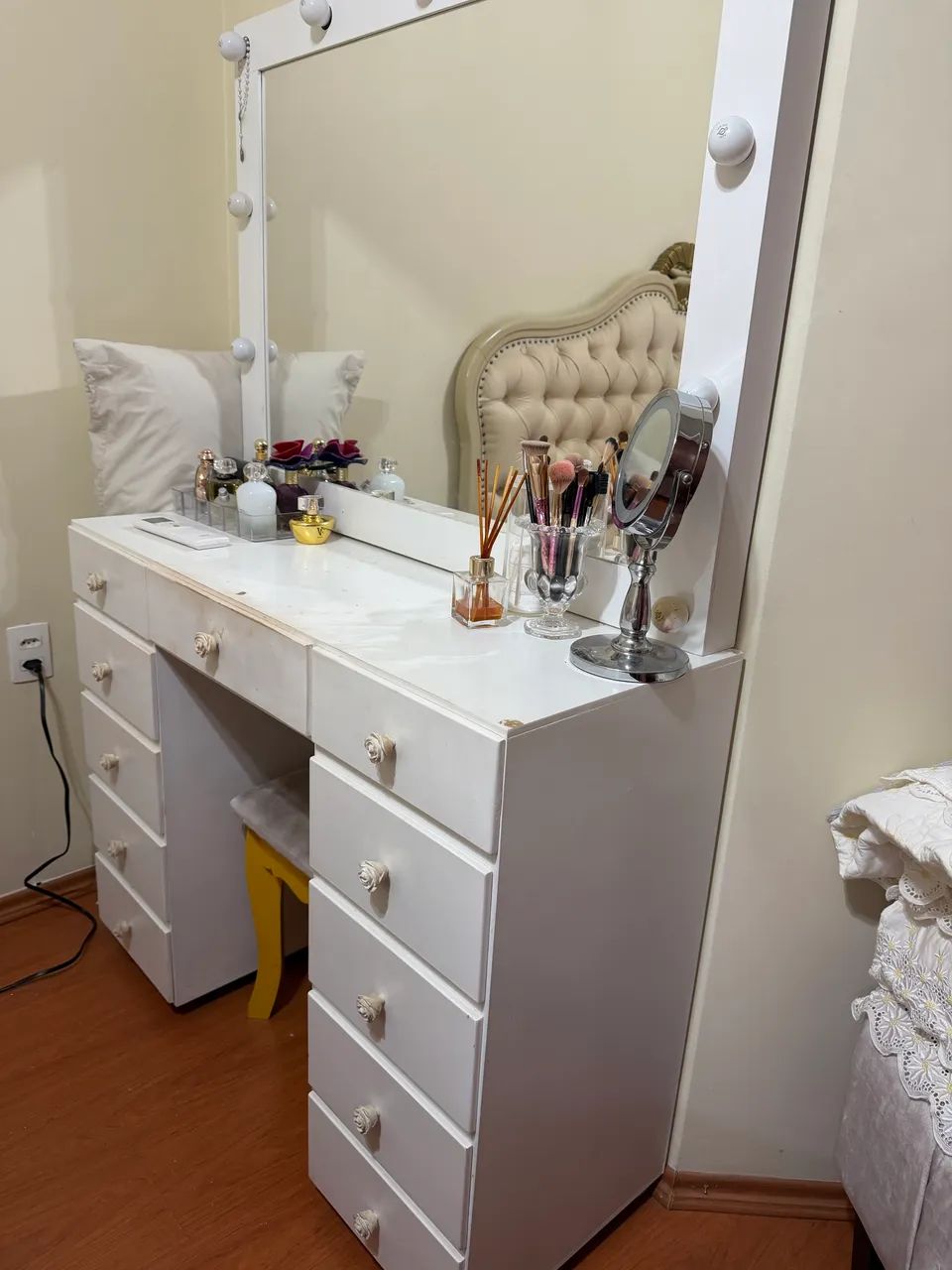 Penteadeira Camarim com Banqueta 