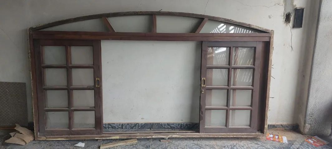 Janela Antiga de Madeira Vintage Raridade Bom Estado Linda Clássica - Foto 2