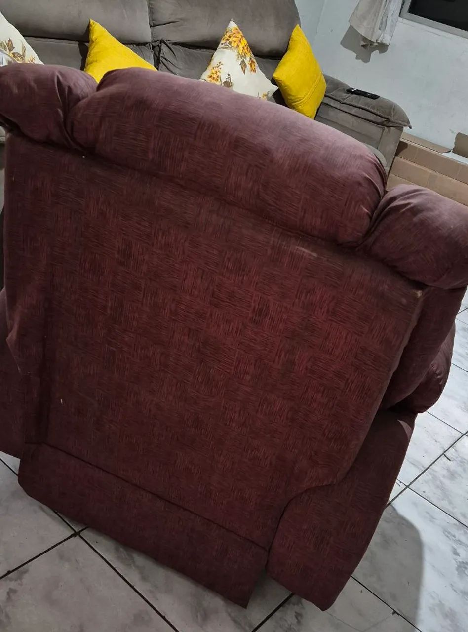 POLTRONA DO PAPAI ELÉTRICA RECLINÁVEL  - Foto 5
