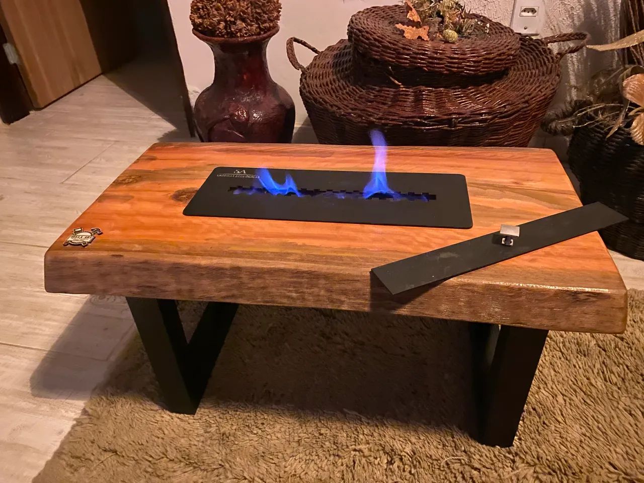 Mesinhas centro e lareiras ecológicas  - Foto 3