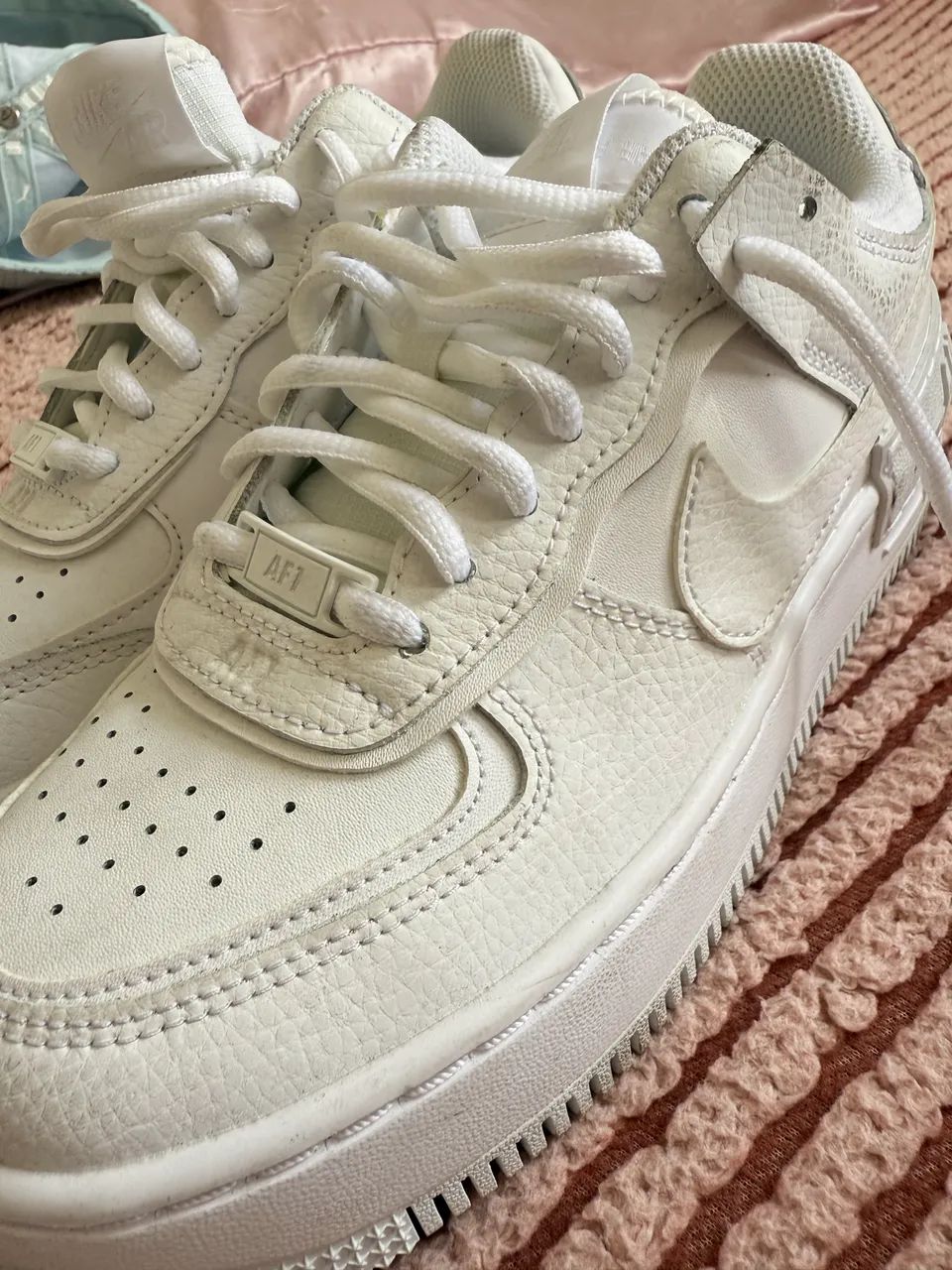 Tênis  orginal Nike Air Force 1 Shadow branco TAM 35 - Foto 4