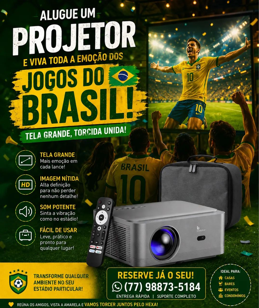 Aluguel de Projetor