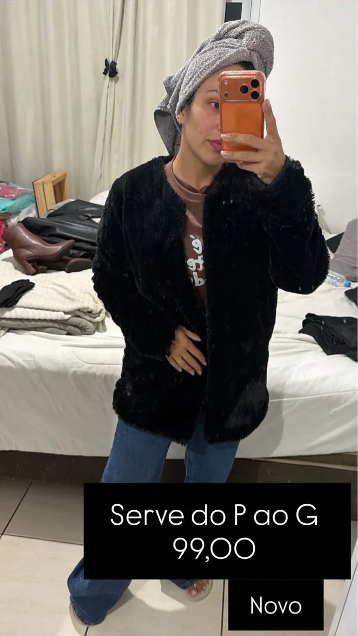 Casacos de pelo novos Tamanho U  - Foto 4