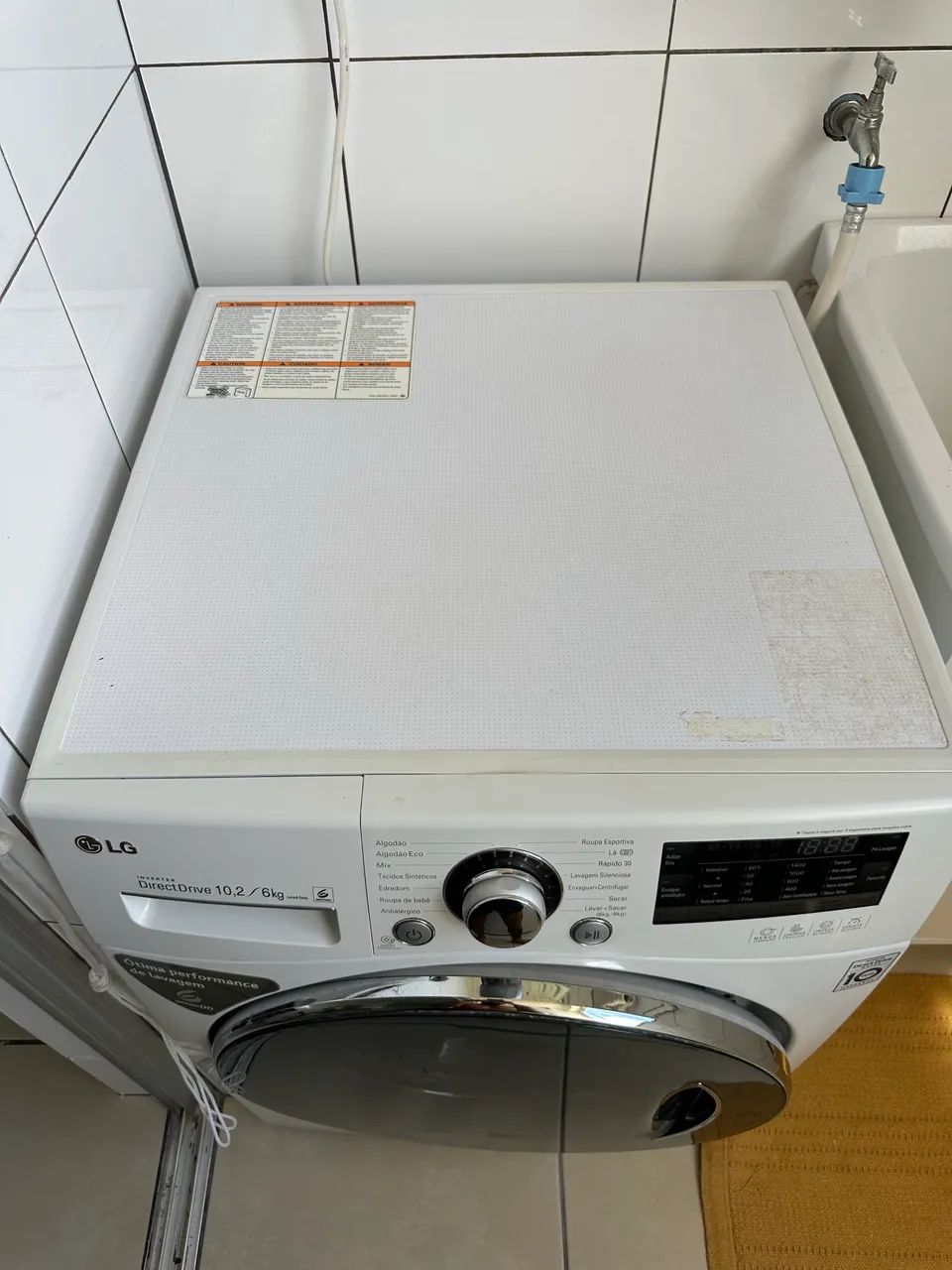 MÁQUINA LAVA E SECA LG 10kg - Foto 5