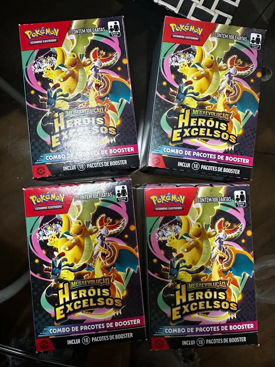 Pokemon Heróis Excelsos Combo de Booster 18 boosters lacrado original! - Foto 4