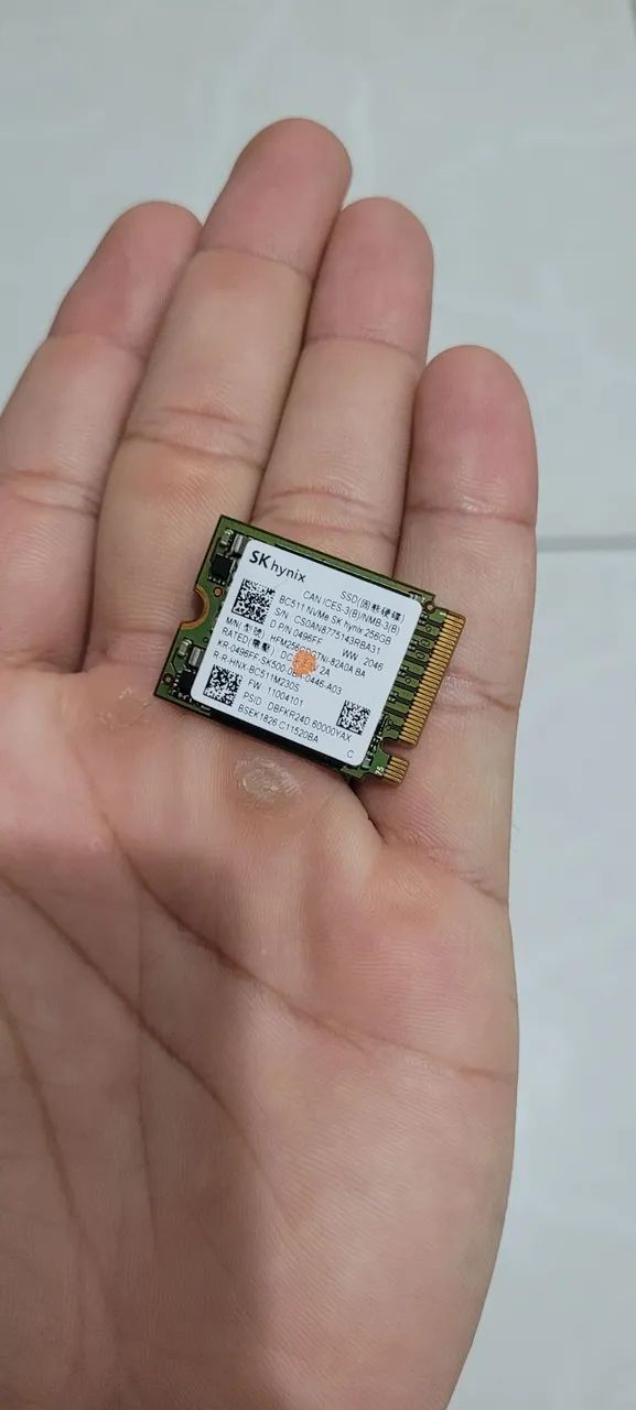 SSD NVME 256GB (JÁ COM WINDOWS 11 E OFFICE)