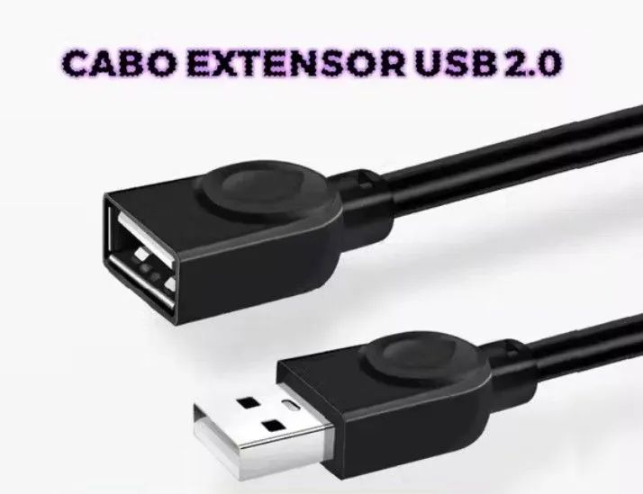 Cabo USB Extersor Fêmea x Macho 
