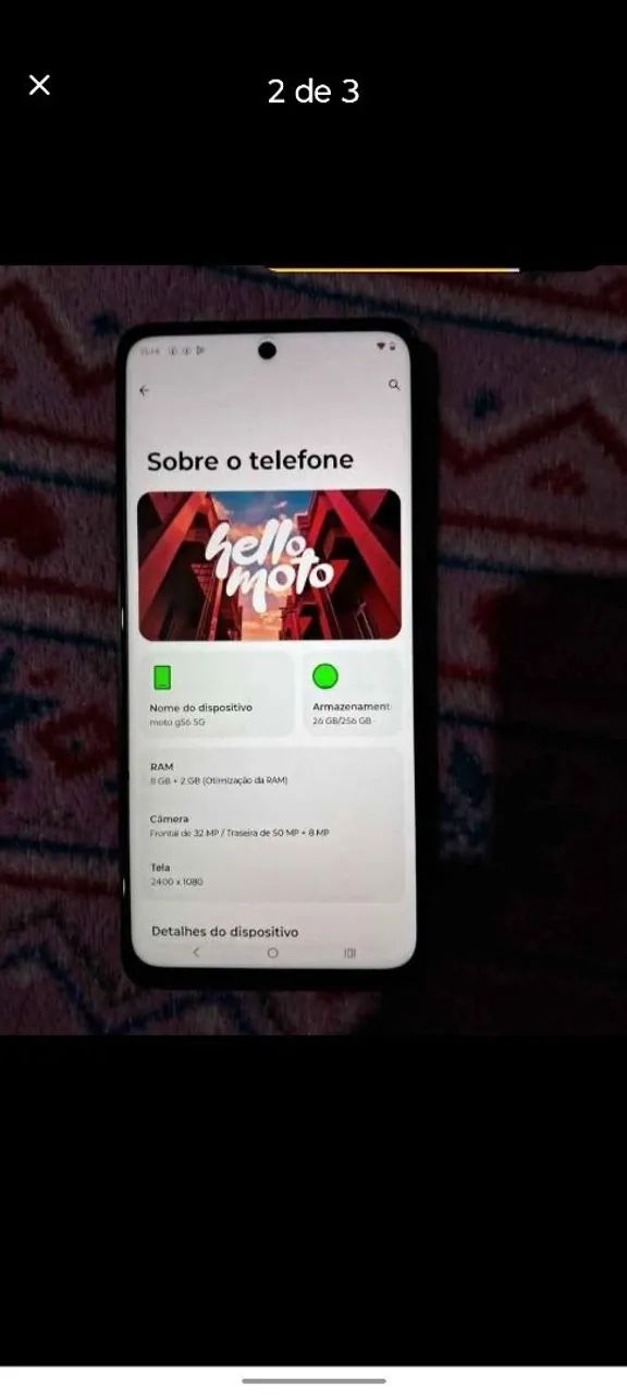Troca moto g56 5g  - Foto 2
