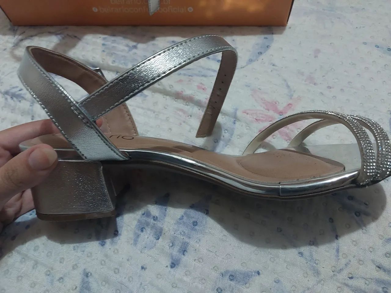 Sandália Prata - Foto 3