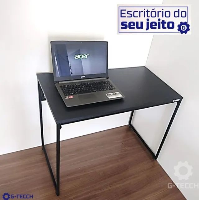 Mesa Industrial NOVA Multiuso para Notebook Computador de Estudo Escritório Home Office - Foto 3