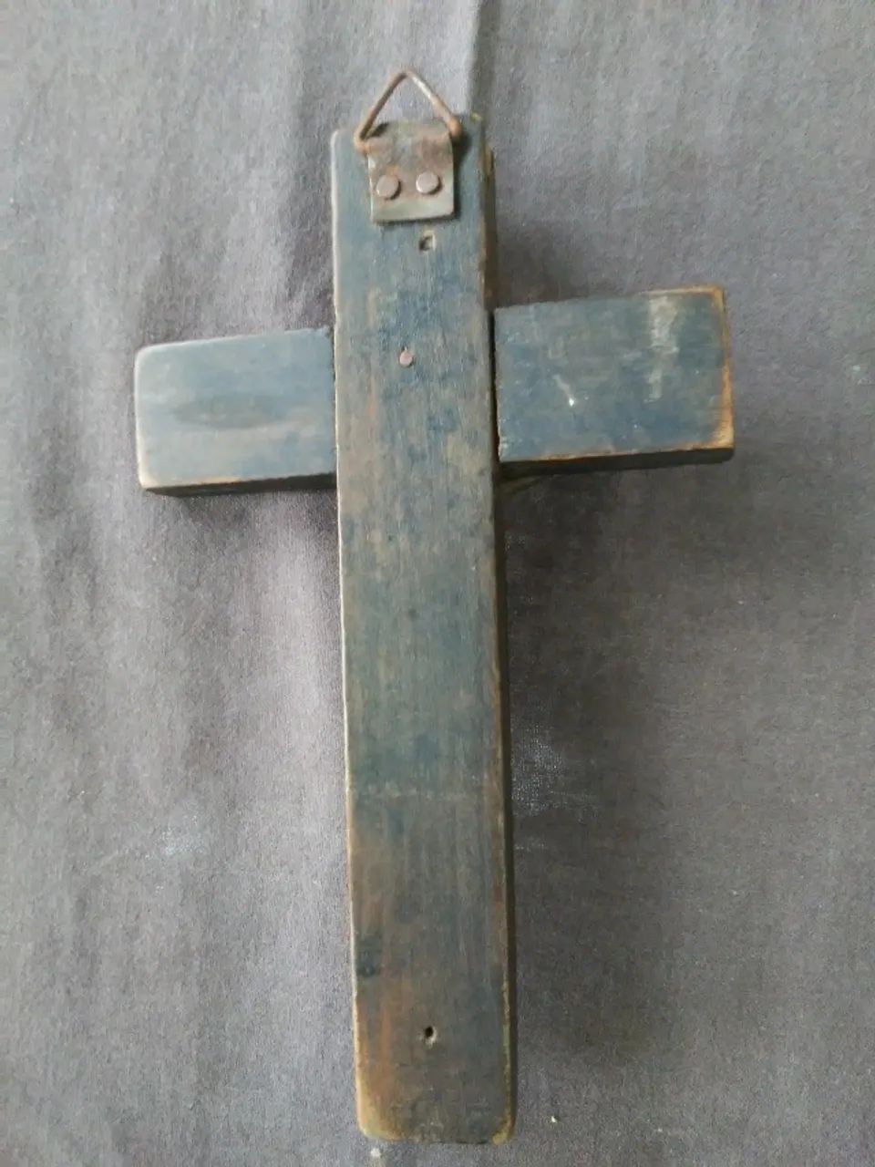 Crucifixo antigo, década de 1950, vintage. - Foto 2