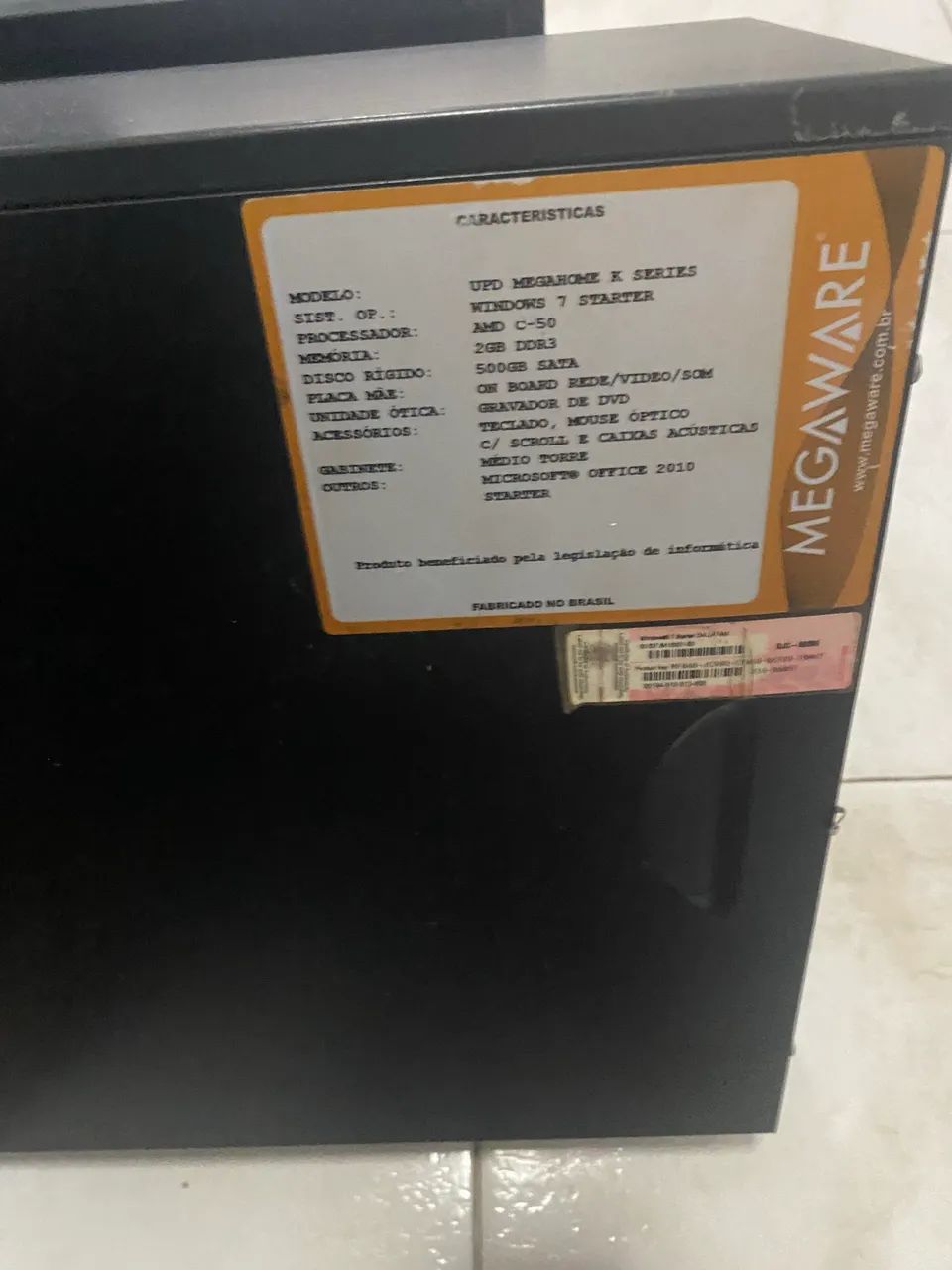 VENDO COMPUTADOR USADO INDICADO PARA TRABALHO E ESTUDOS  - Foto 2