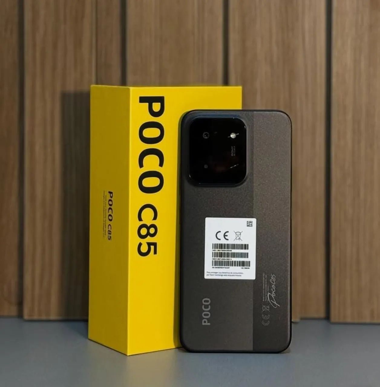 Poco C85, NFC, 256/8GB RAM, cores: verde, roxo e preto, bateria de