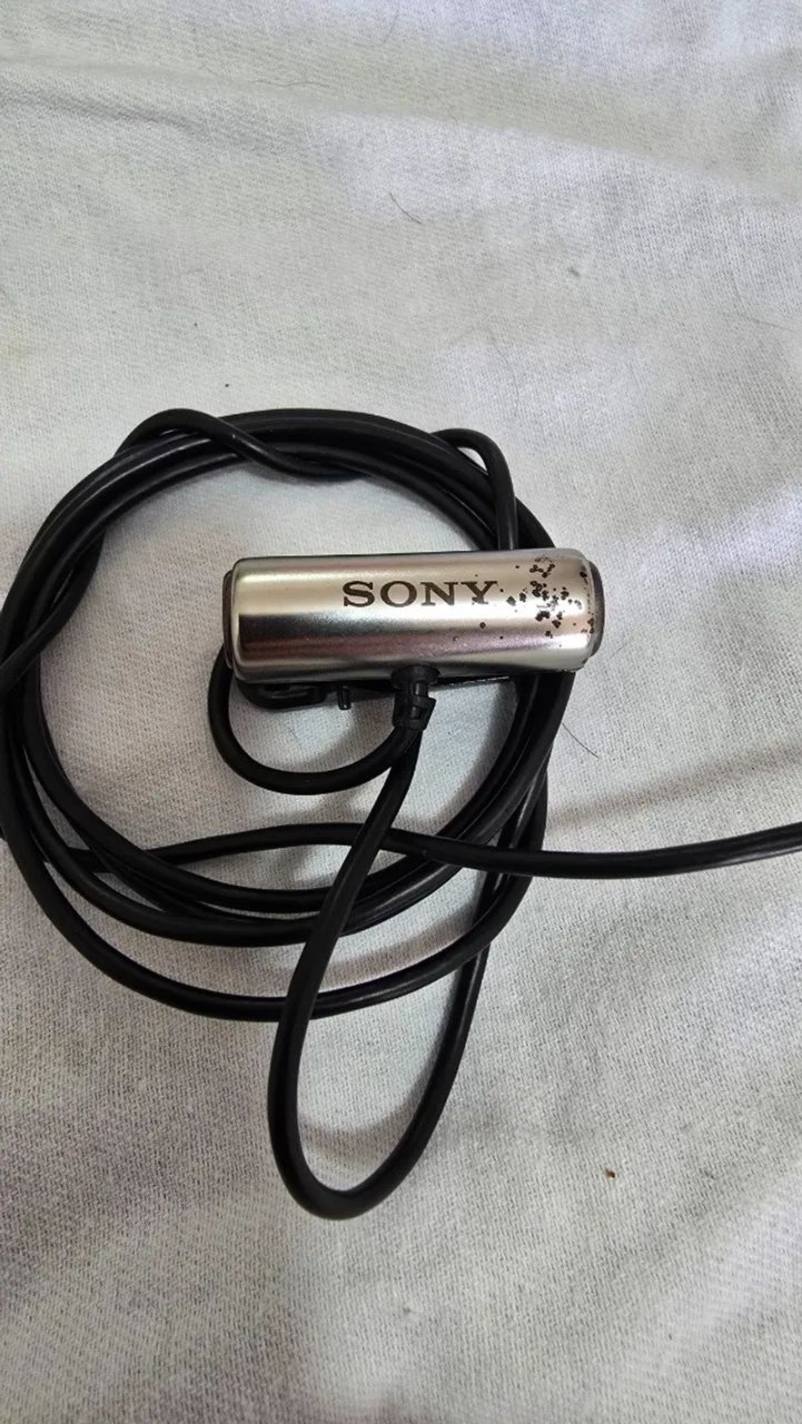 Microfone de Lapela Sony com adaptador P2 - Foto 3