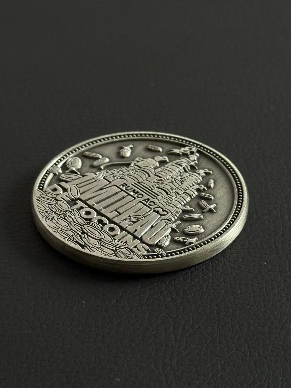 Moeda Challenge Coin Tocoin 500 Mil - Foto 4