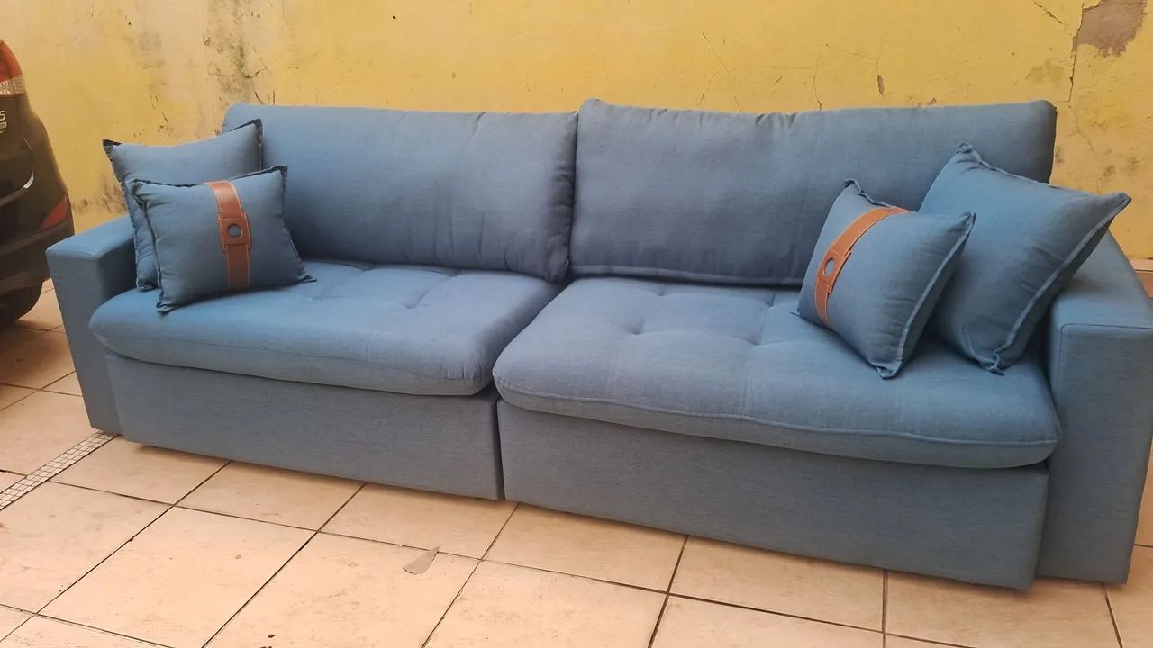 Sofa retrátil caixa zero NOVO  - Foto 2