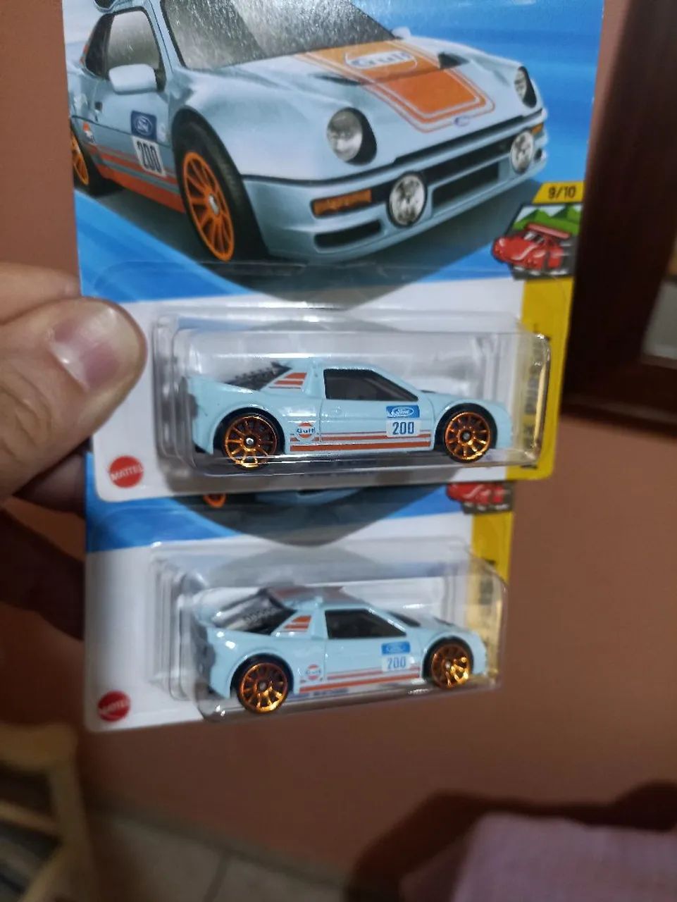 Hot Wheels Gulf Ford RS200 kit com 2 - Foto 2