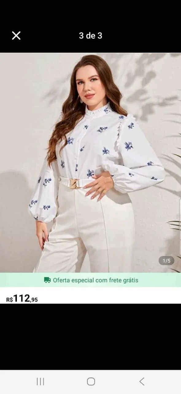 Camisa social feminina  - Foto 2