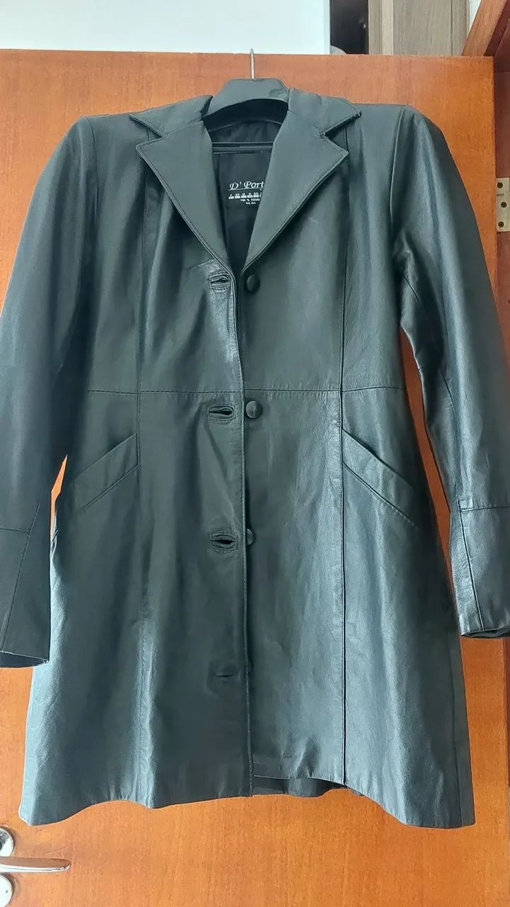 Blazer feminino de couro  - Foto 2