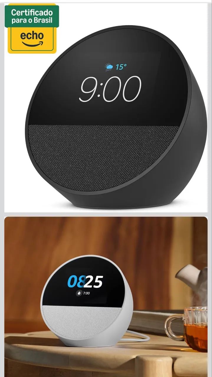 Alexa com relógio - Foto 5