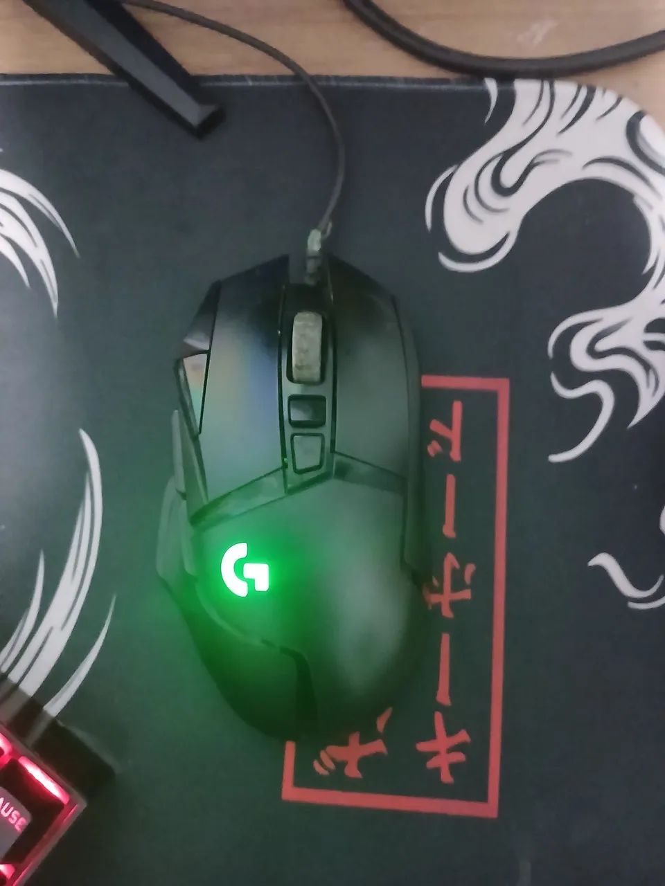 TECLADO KURAMA E MOUSE LOGITECH G502 - Foto 4