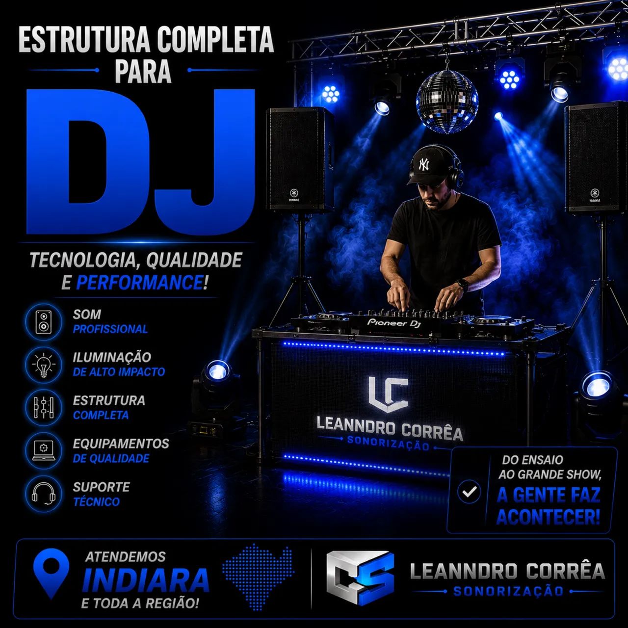 Som e iluminação profissional para eventos  - Foto 3