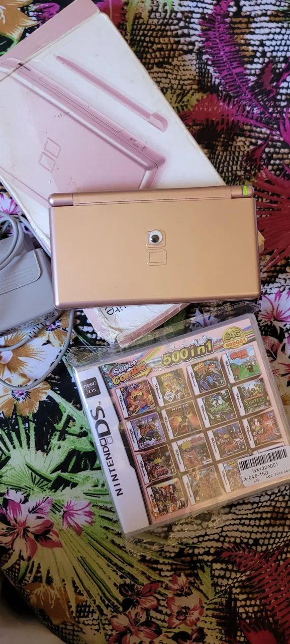Nintendo ds lite rose com jogos leia anúncio  - Foto 2