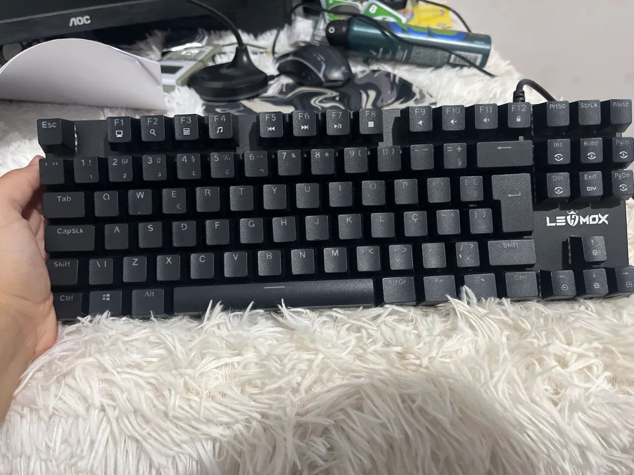 Teclado Mecânico Gamer Lehmox seminovo - Foto 2