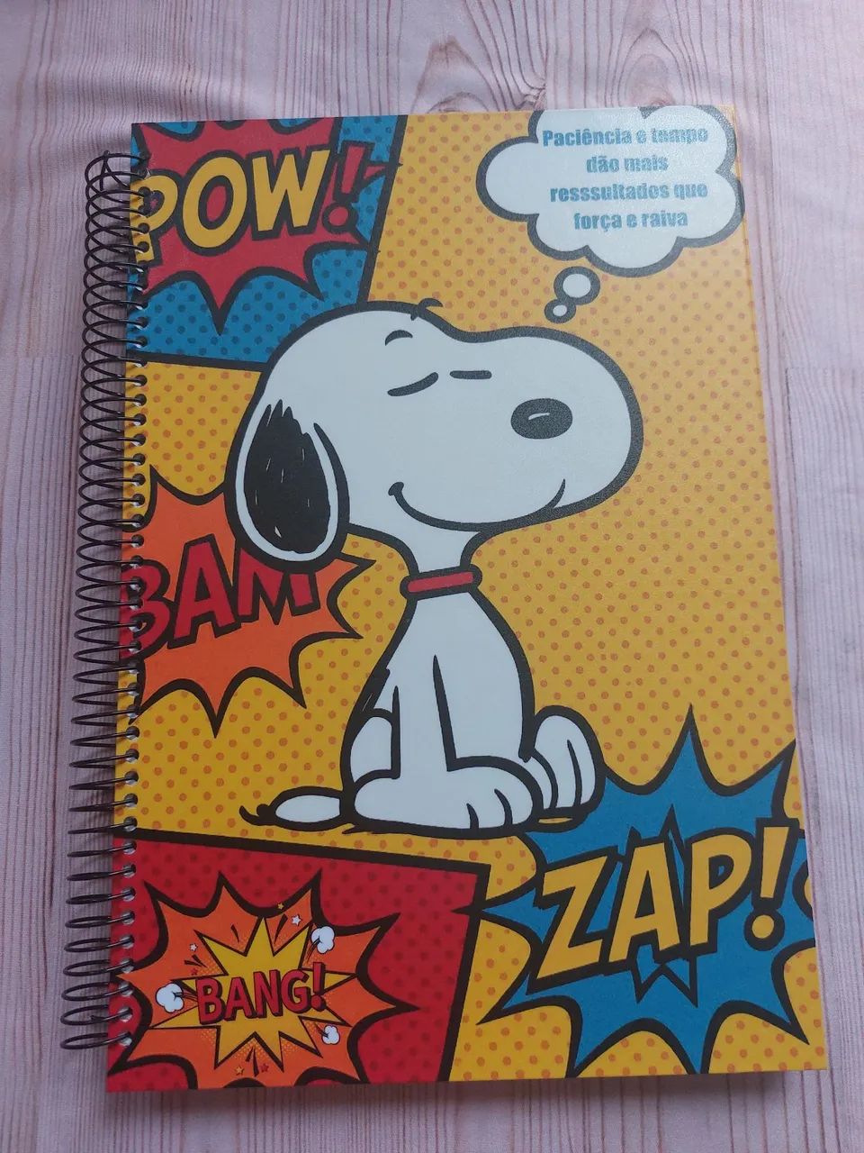 Caderno personalizado  Snoopy 445600329588418560