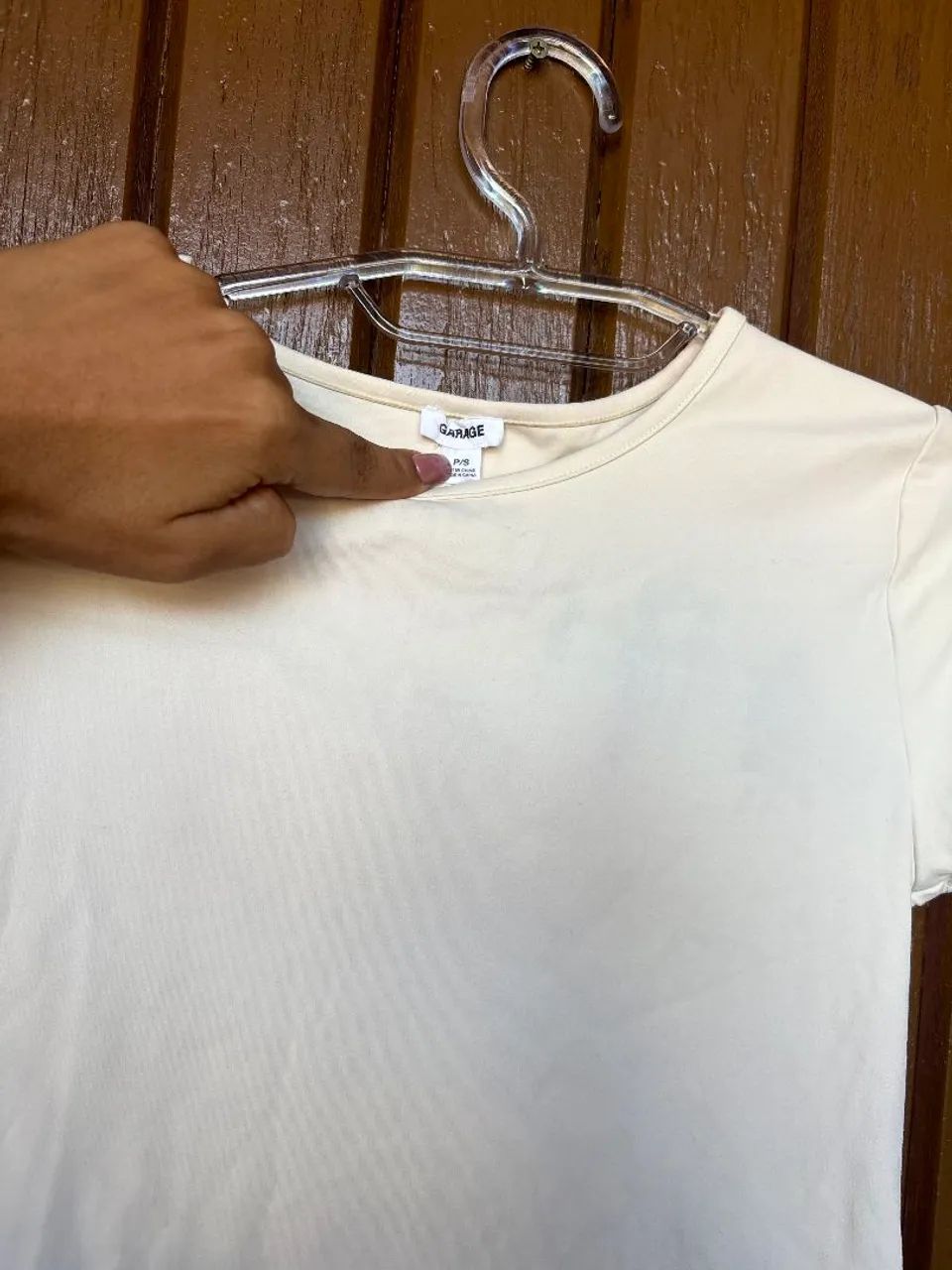 camiseta garage bege p - Foto 2