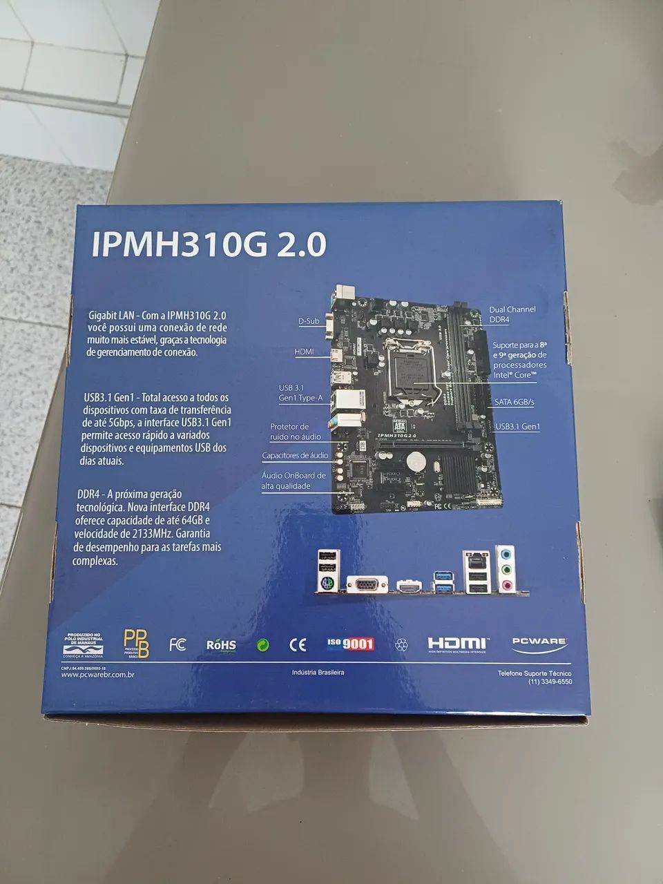 Placa-mãe PCWare IPMH310G 2.0 - Foto 5