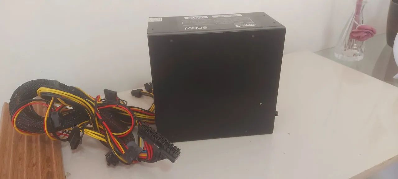 FONTE PARA PC MYMAX 600W - MODELO MPSU/FP600W  - Foto 5