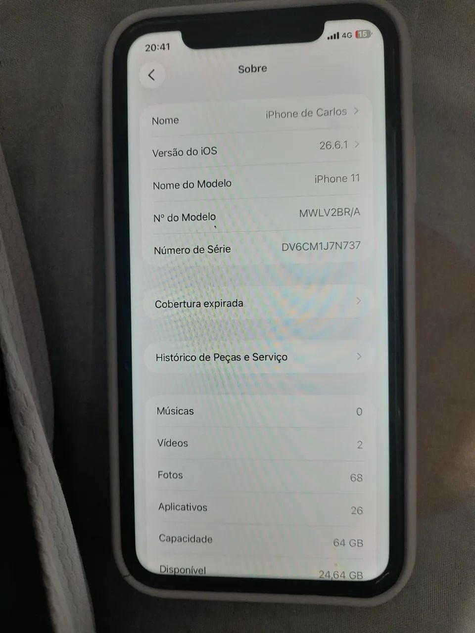 Iphone 11 impecável bateria trocada  - Foto 3